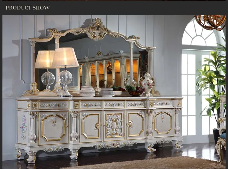 Hand-made Royalty classic dressing mirror-classic royal furniture-Roman style furniture