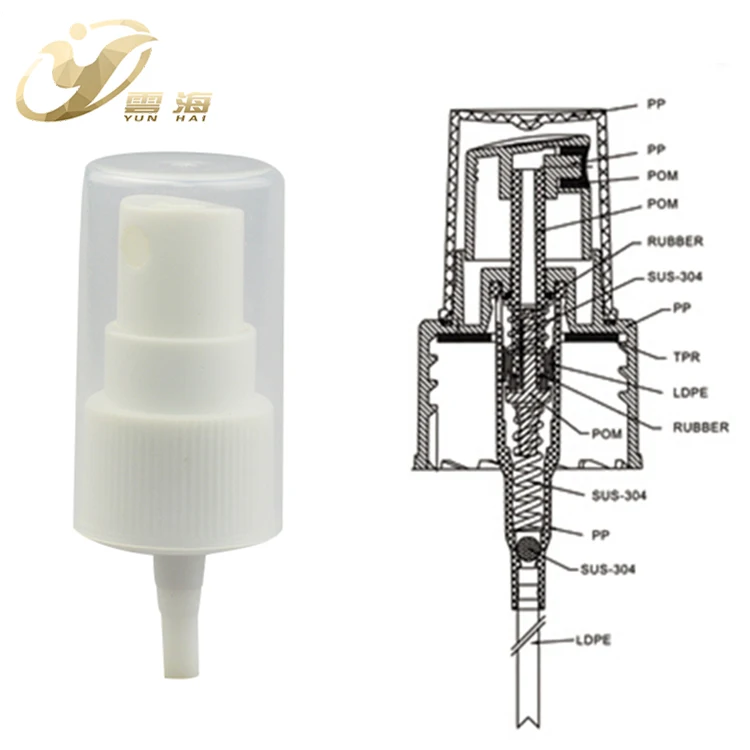 Free samples fine mist water sprayer,fine mist spray pump 24mm