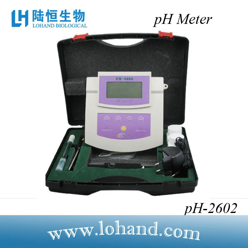 Настольный с автоматической температурной компенсацией кислотомер pH-метр PH-2602