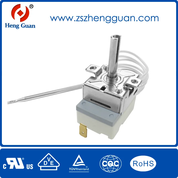 125/250V AC 16A capillary thermostat for Electric water boiler