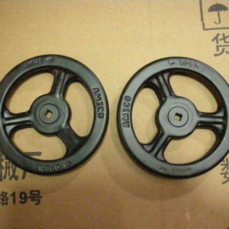 
Customized Cast Iron Handwheel with Powder Coating Surface 