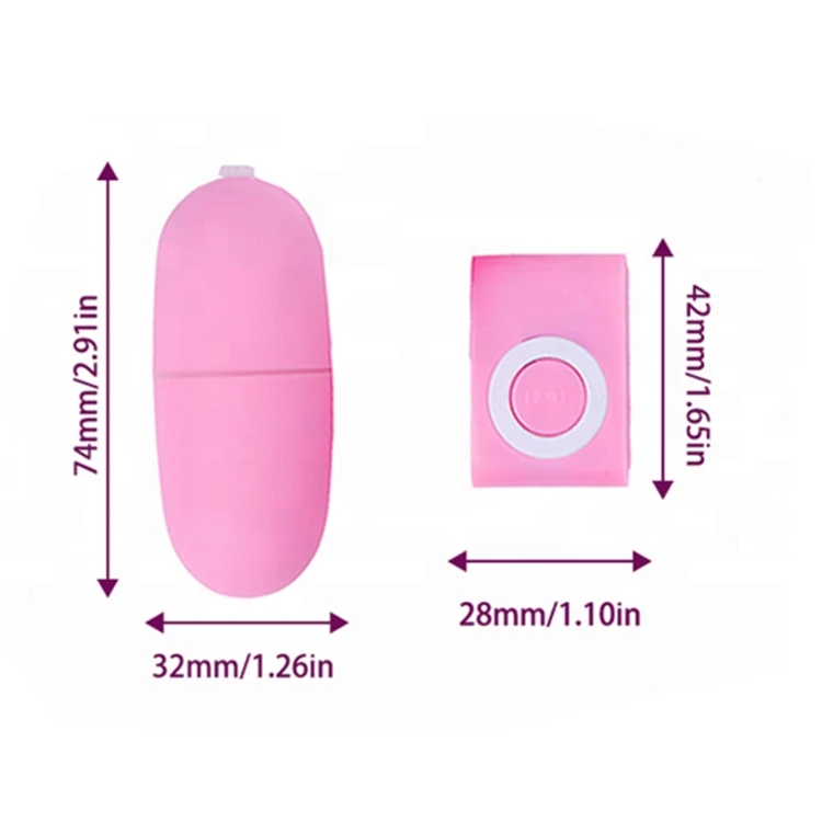 Hot Mini Clitoris Stimulate Female MP3 20 Speed Wireless Remote Control Vibrating Vibrator Love Bullet Jump Egg for Woman Vagina
