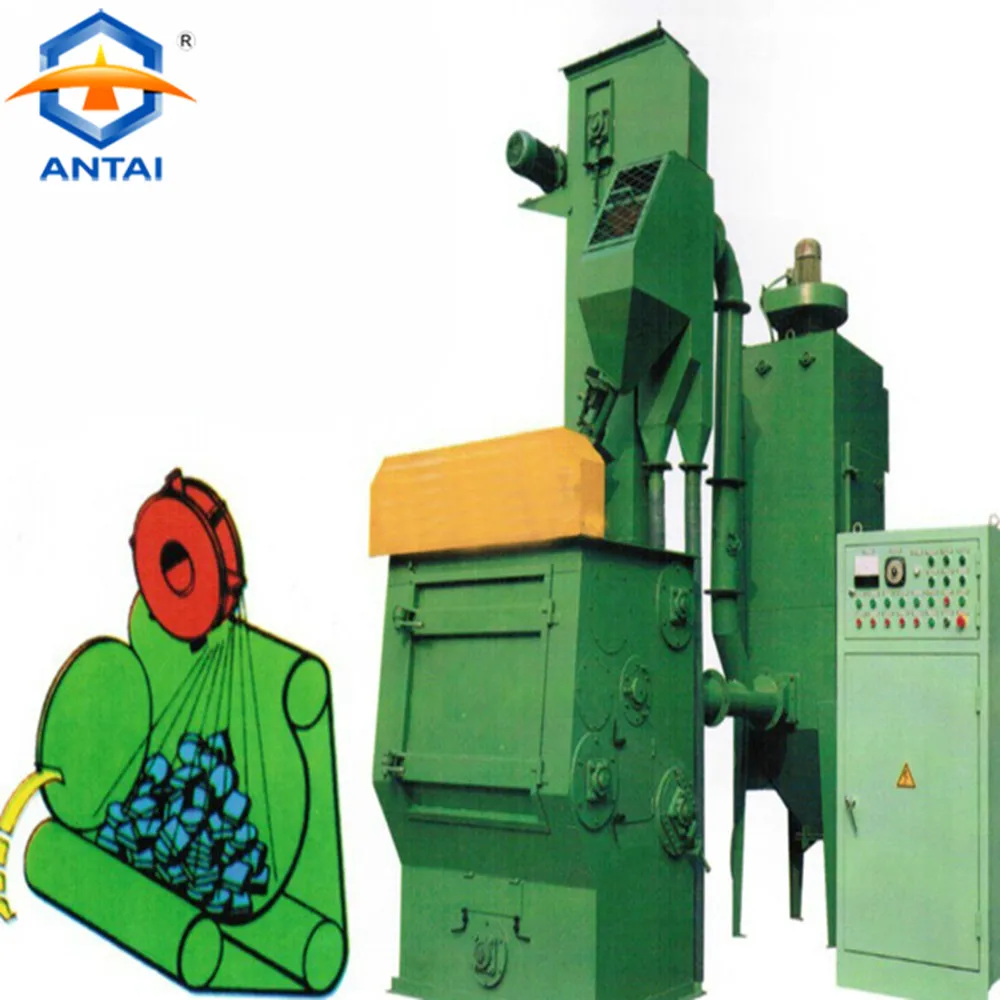 Дробемёт барабанного типа с резиновым транспортером