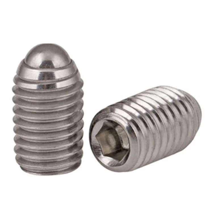 metal metric ball point bearing hexagon socket set screw  soft tip set screw