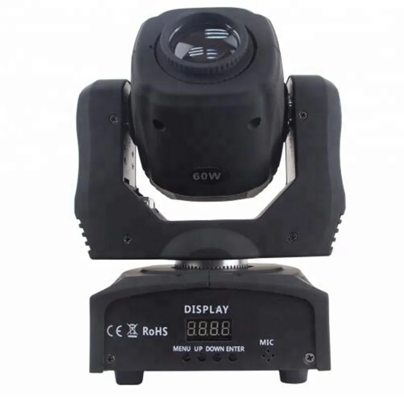 60w led moving head beam light Hot sale disco bar DMX led stage lighting spot watt mini
