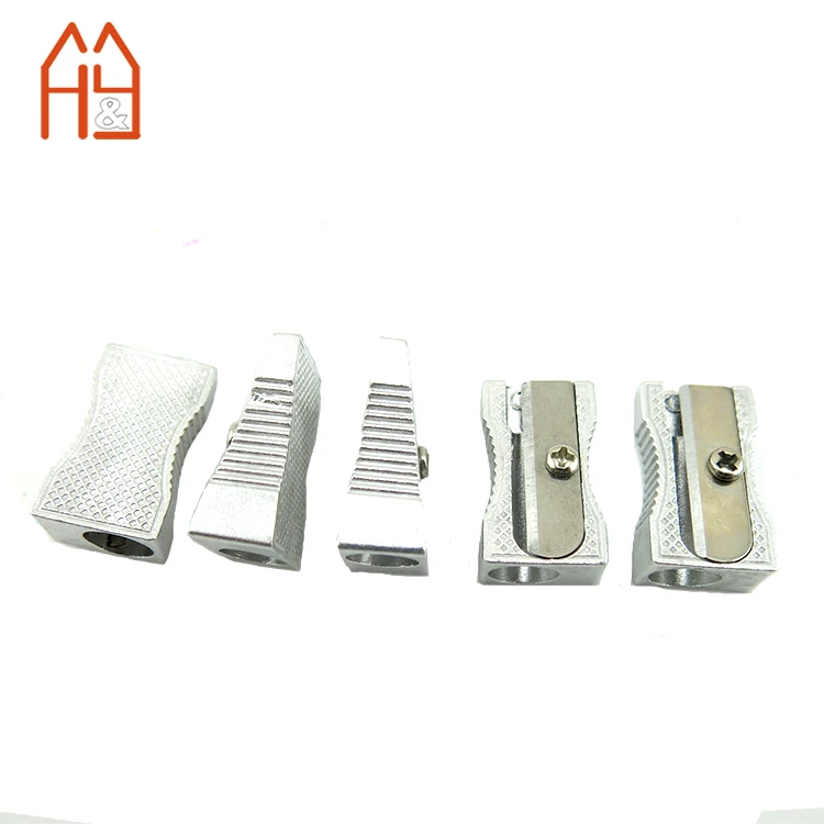 Wholesale Cheap Durable School Stationery Pencil Sharpener Single Hole Students Metal Pencil Sharpener Brands