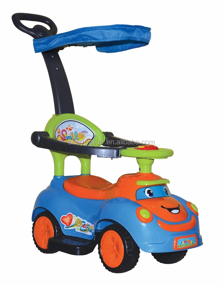 swing car or children ride on toy car with canopy BM8Q06-4
