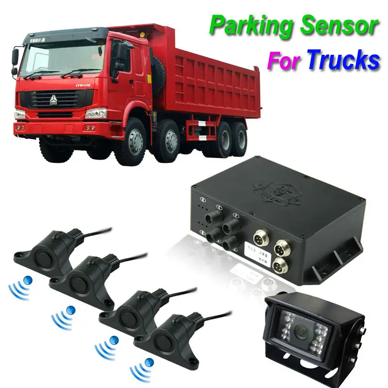 Металл бампер Передняя и задняя автомобилей Автобус / Грузовик Система датчиков парковки с Звуковой сигнал