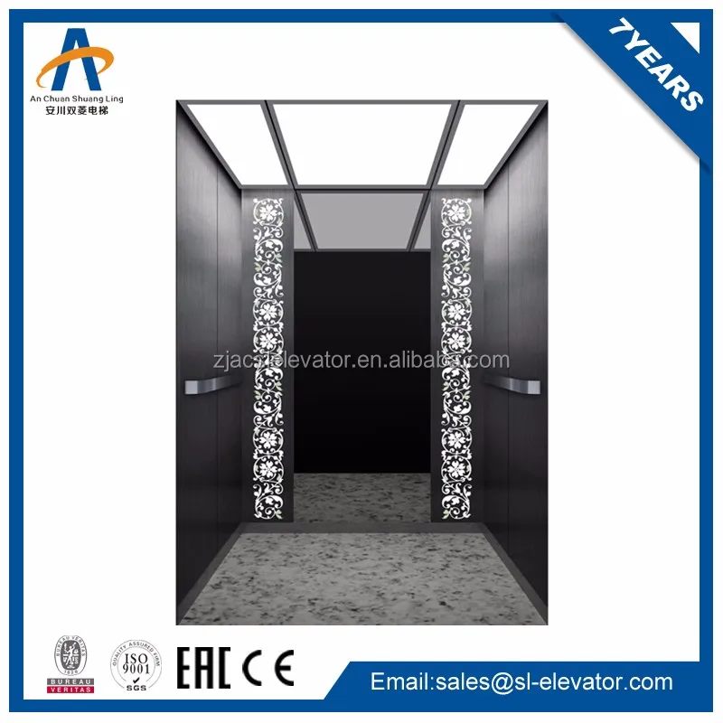 Hot Sale New AC Drive Elevator 4 Person Size Passenger Lift for Home Use at Hotel Elevator Prices