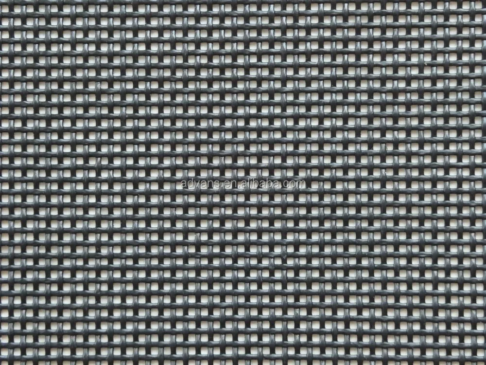 1*1 Weave White color Sunbed beach Chair cover wholesale pvc coated outdoor mesh fabric