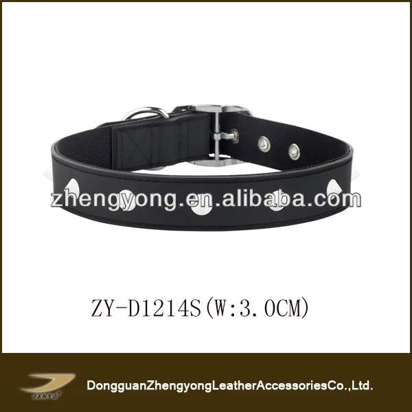 2014 персонифицированного оптовой facotry непосредственно кожа ошейники для собак