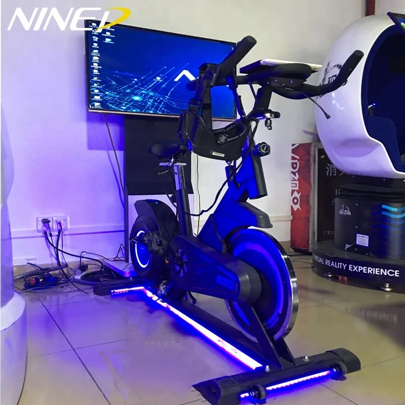 Новое поступление виртуальной реальности 9D VR Фитнес Велосипед с 9D игры в тренажерном зале