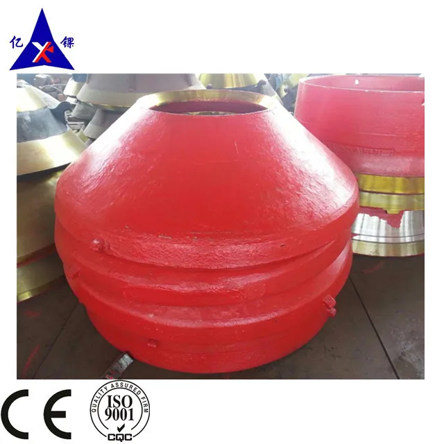 cone crusher  spare wear parts mantle and concave spare parts for Hydraulic Cone Crusher(DY) shanbao DY560 DY675