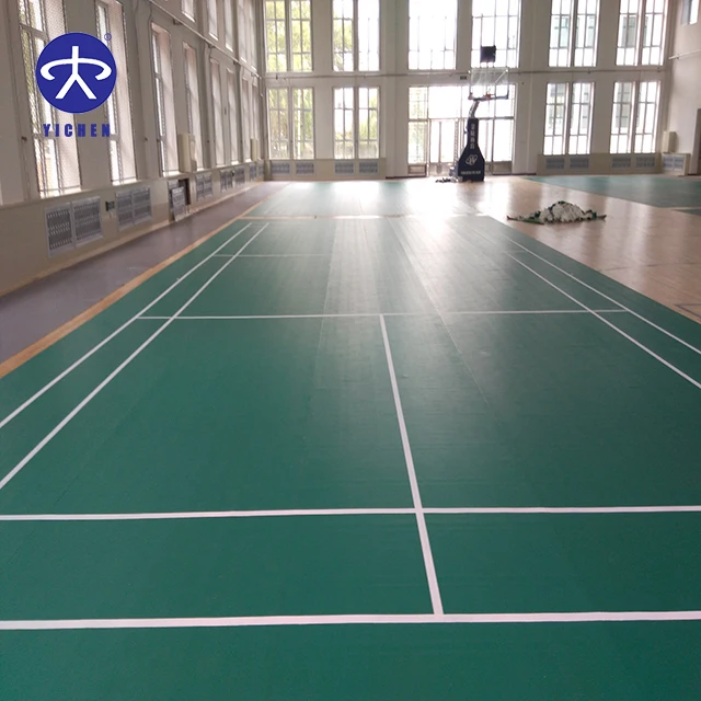 cheap linoleum rolls badminton court pvc foam flooring