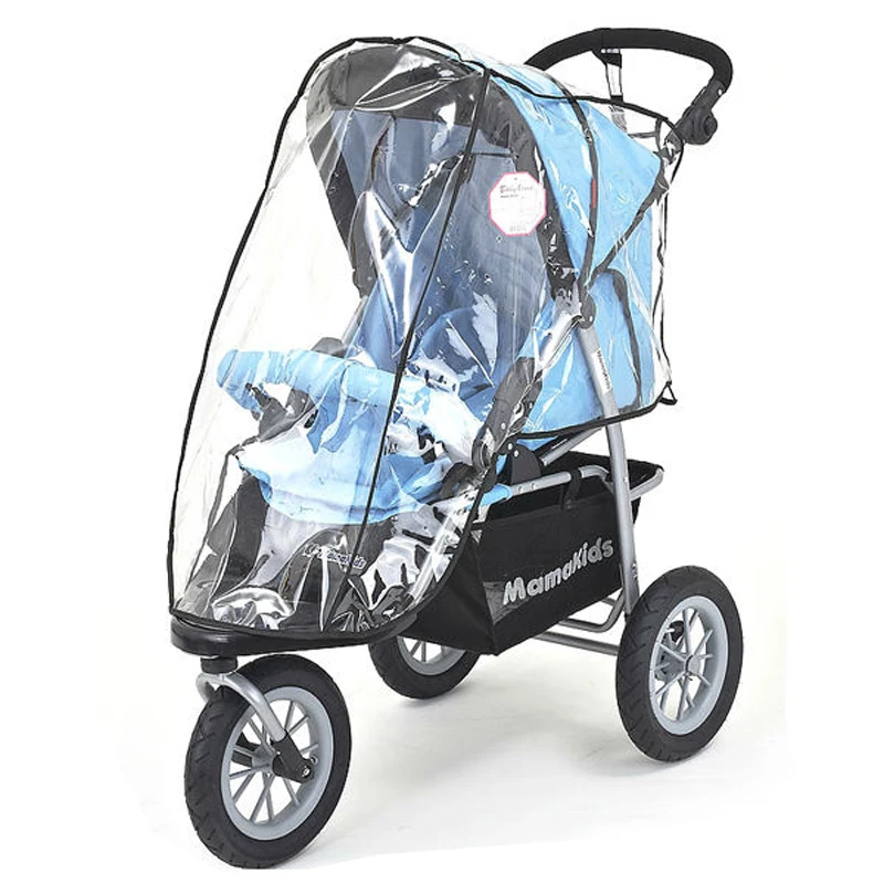 Eco-friendly rain cover for baby stroller with car seat