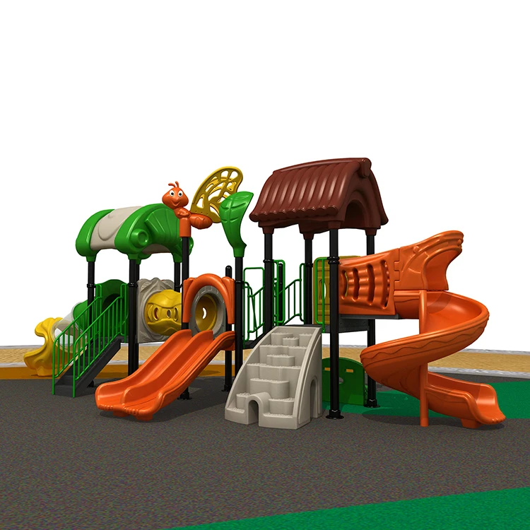 NEW High quality kids plastic slide, children outdoor playground set