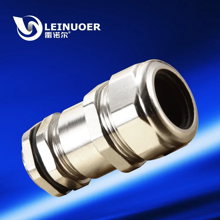 Никелированной латуни металлический кабельный ввод для пластика гибкие гофрированные трубы