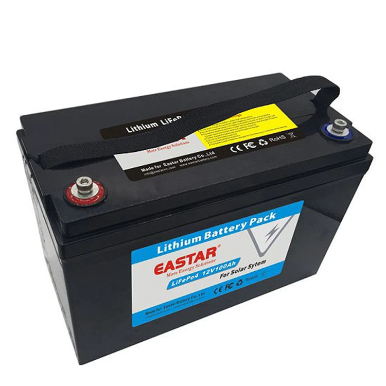 3 years warranty  rechargeable solar storage system 12v 100Ah lithium battery