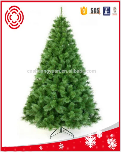 Artificial Christmas Tree Mixed Luxury PE and PVC 210cm Green Color Christmas Decoration Supplies