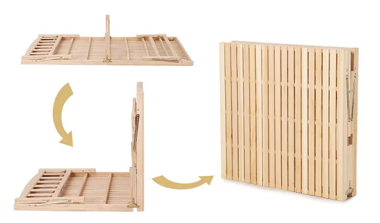 Fashion Best Selling Products High Quality New Design Bedroom Furniture Designs Double With Storage Folding Wooden Bed