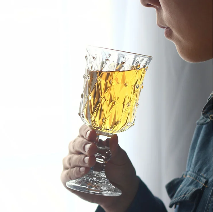 200ml Popular European Red Wine Glasses Champagne Glass Goblet