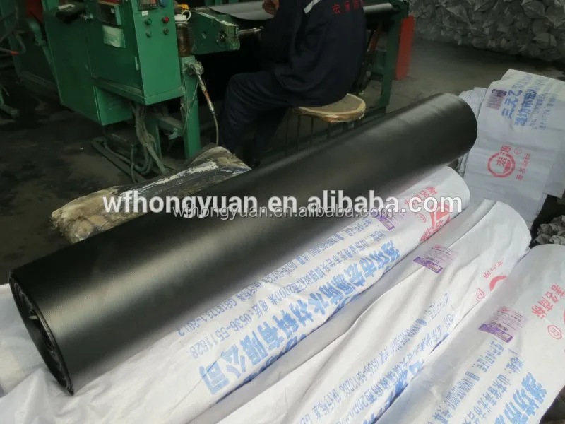 
Epdm rubber roof waterproof membrane(High quality, low price) 1.2mm/1.5mm/2.0mm 