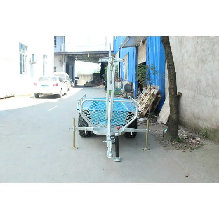High Quality Agricultural forest multifunctional box trailer farm atv wood trailer
