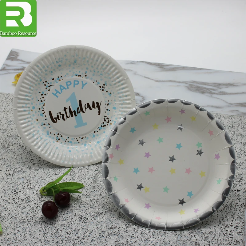 
Personalized logo design your own paper plates 