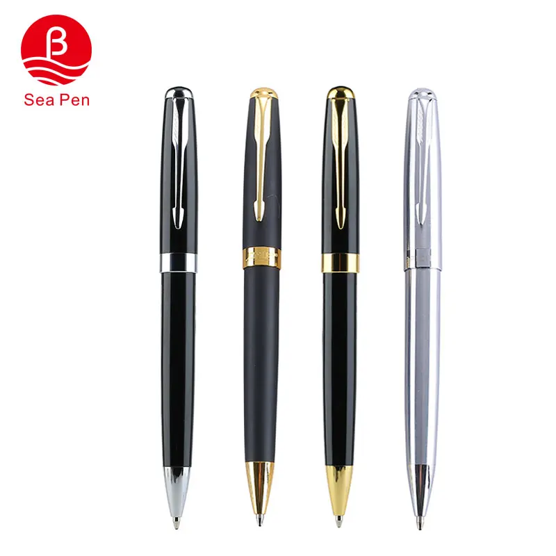 Hot Selling good quality 1.0 mm ball point pens with custom logo