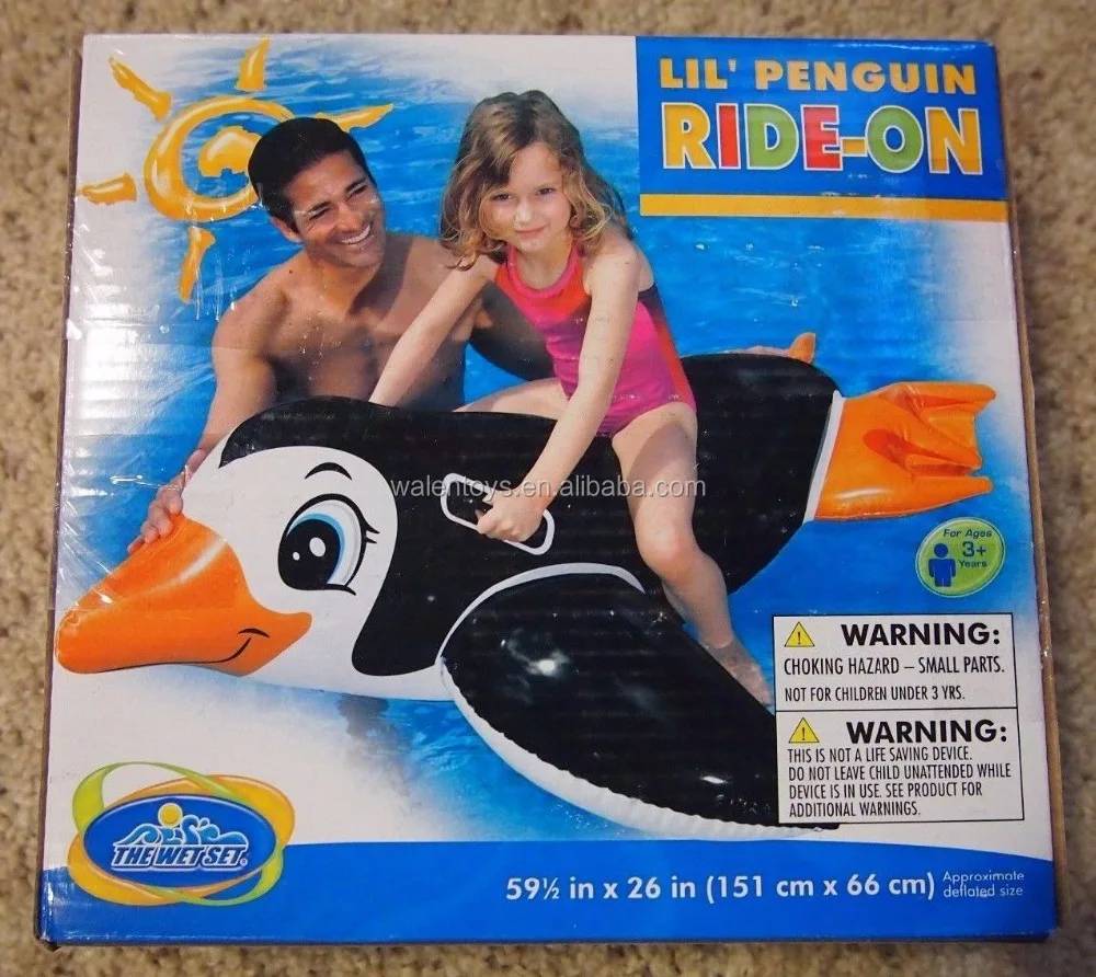 Inflatable Intex Penguin Ride On,penguin float tube