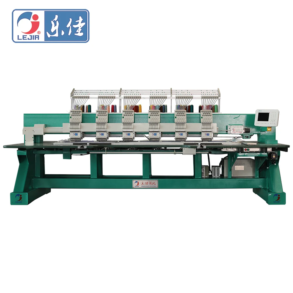 Tajima 9 needles 6 head embroidery machine single head