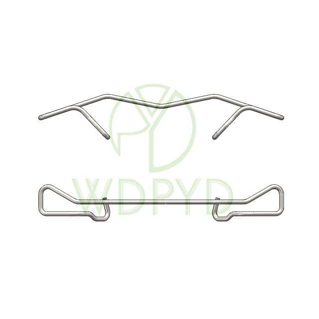 33409900 Technics Stamping Stainless Steel Brake House Accessory Spare Repair Hardware Kit Retaining Tension Metal Pad Clip