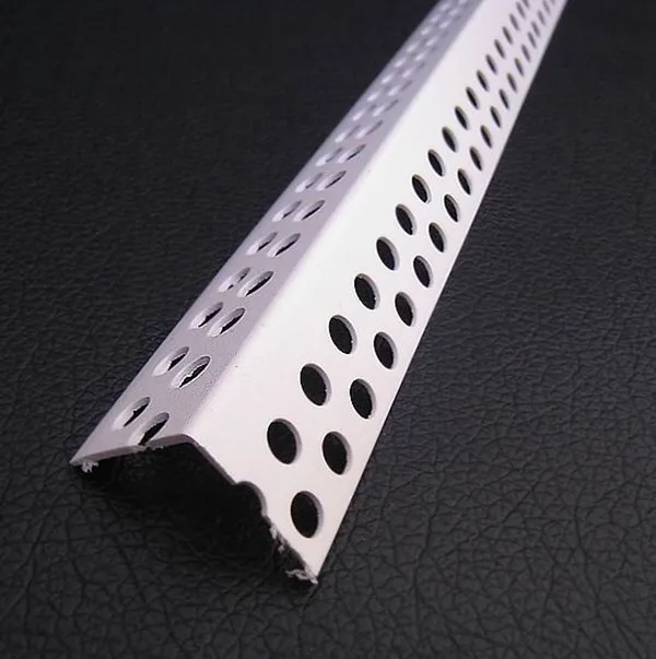 Перфорированные Угловые бусины из ПВХ и гипсокартона с круглым отверстием