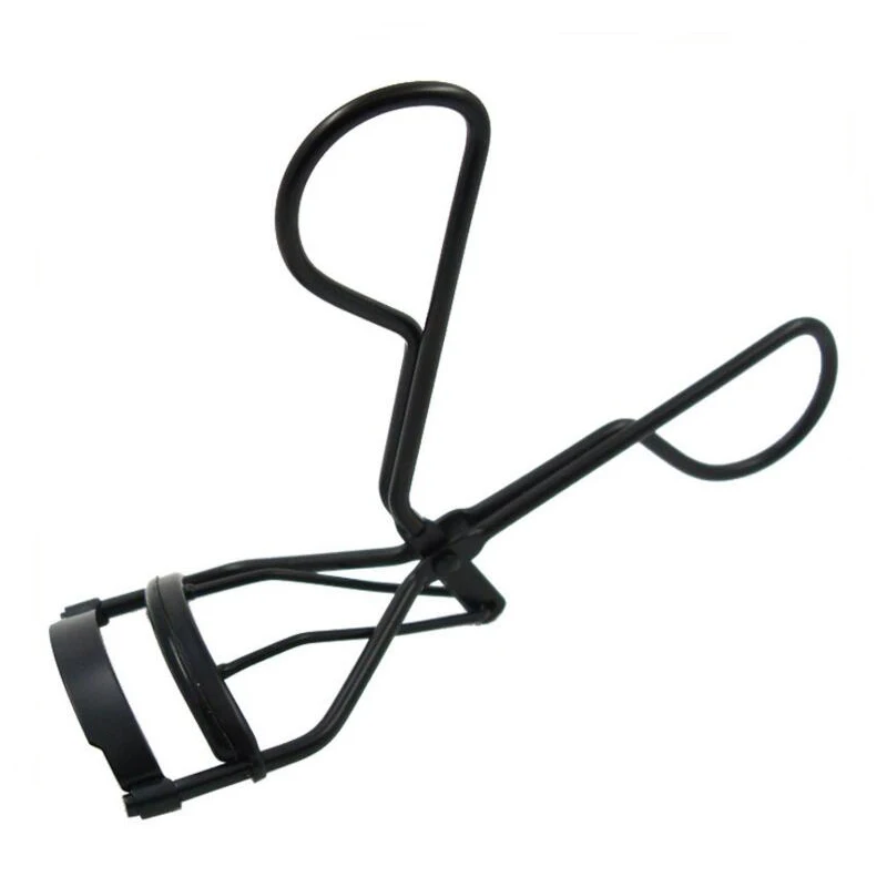 Many stock stainless steel makeup eyelash tools women black eyelash curler