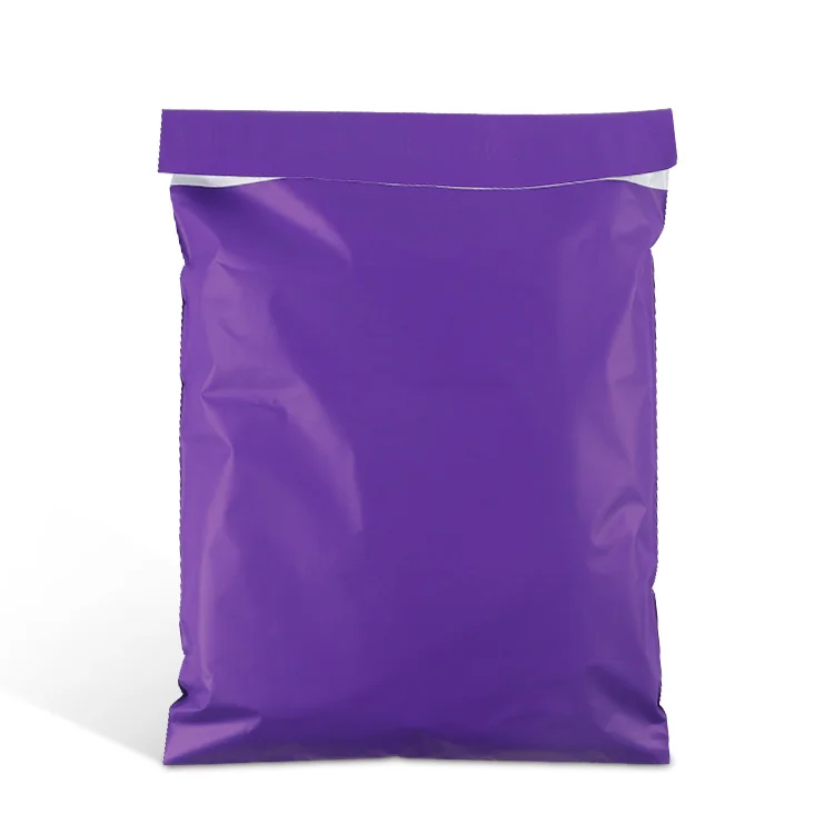 high quality custom printed thank you logo purple poly mailers shipping packaging bags for post envelopes