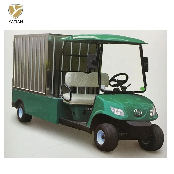 2 seater electric utv cart utility vehicle with cargo box