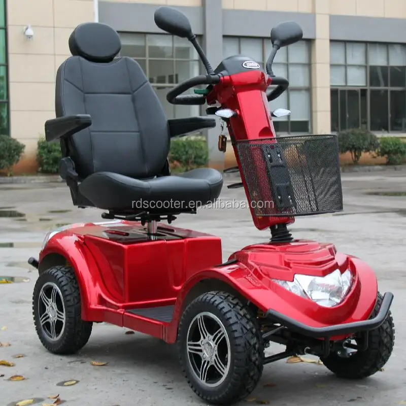 LCD panel tiller adjustable electric senior scooter high torque R9-S handicapped scooter