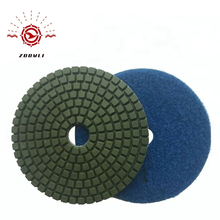 100mm Diamond Wet Polishing Pad for Marble Granite Quartz and Stone