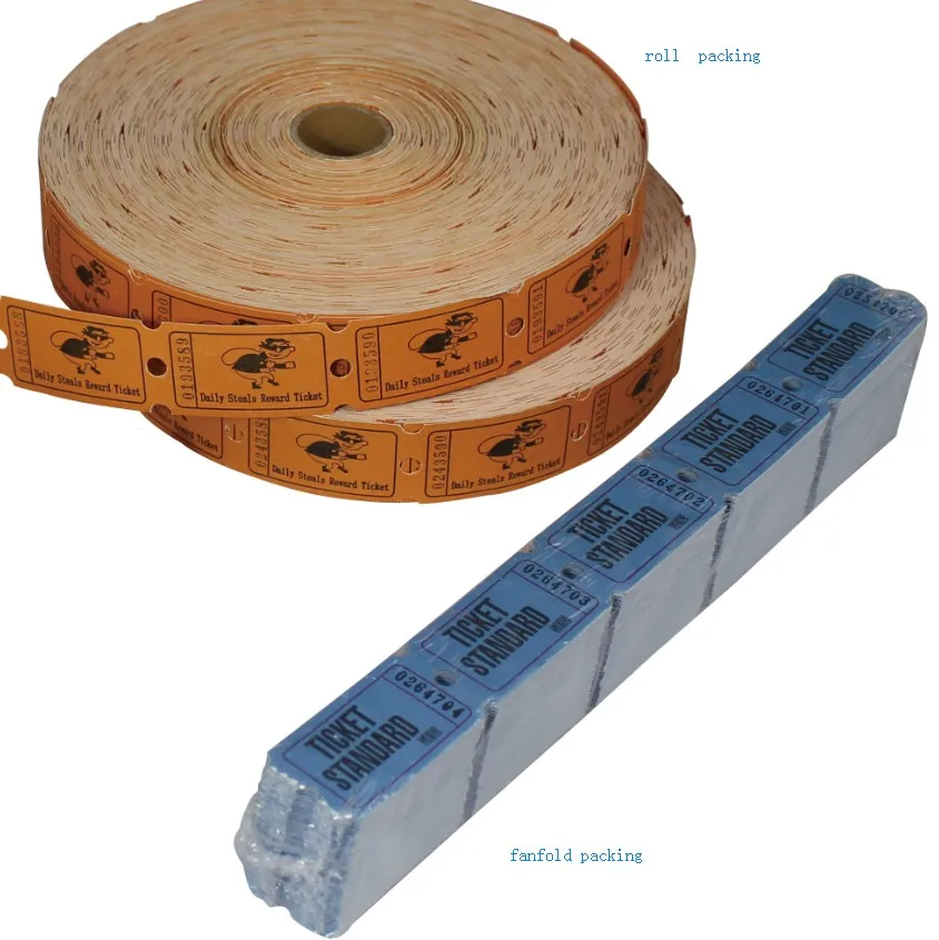 double roll rafflet ticket