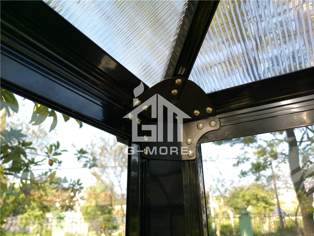 
G-MORE High Quality aluminum frame glass Garden Room prefab house 