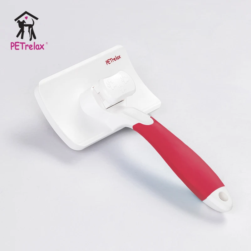 manufactory wholesale pet self cleaning brush,for dog and cat grooming comb