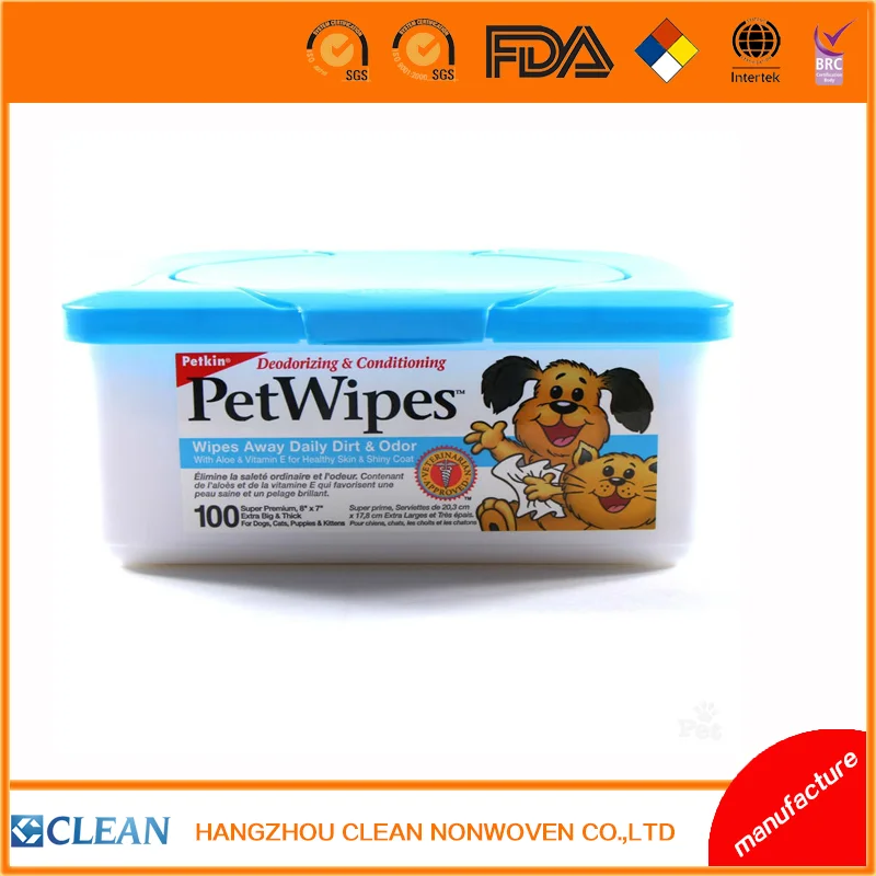 
2020 New Natural organic deep Cleaning disposable pet wipes 