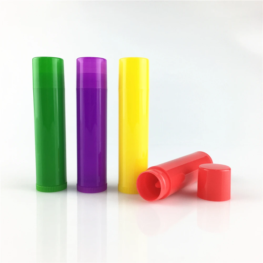 Wholesale Plastic Chapstick 5g White Empty Lip Balm Containers
