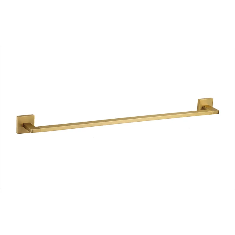 brush gold bathroom accessory toilet paper holder towel rail