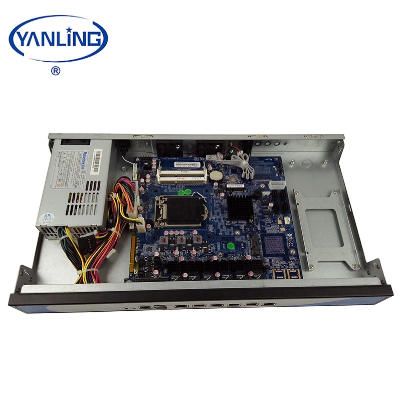 Мини-itx материнская плата для 6 lan мини ПК linux 1U маршрутизатор Z87 чипсет поддержка Pfsense
