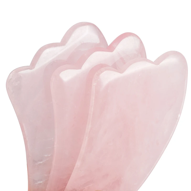 Factory Wholesale High Quality Crystal Quartz Stone Tool Face Body Massager Gua Sha