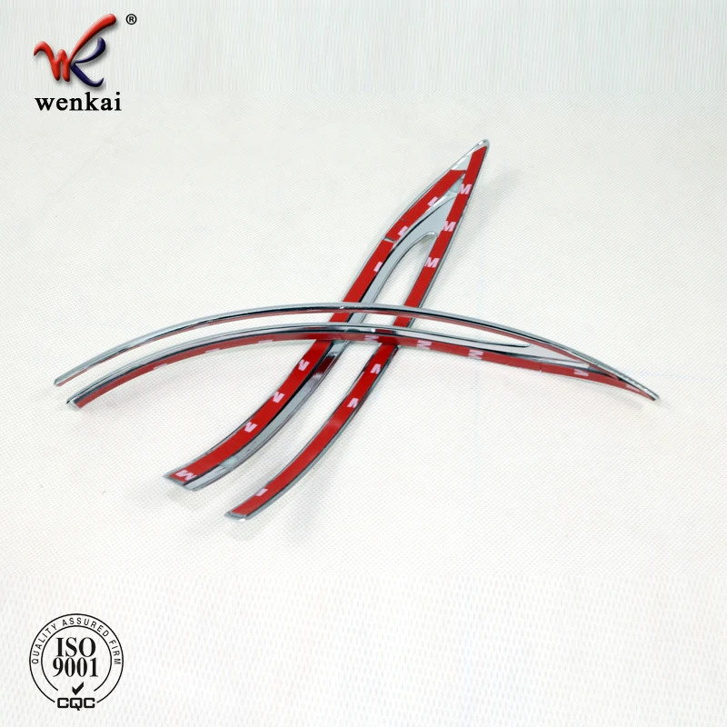 ABS Side Door Rear View Mirror Strip Decoration Trim For Nissan Leaf ZE1 Kicks 2017 2018 Car Accessories