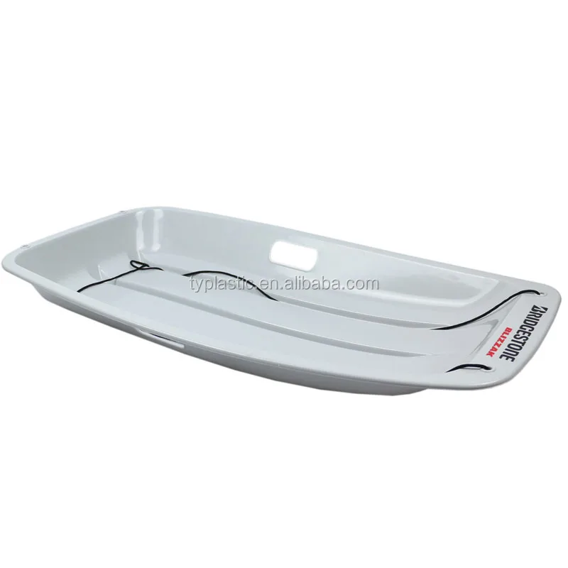 Factory Direct Wholesale Large Plastic Snow Sledge Boat Toys with Rope for Kids