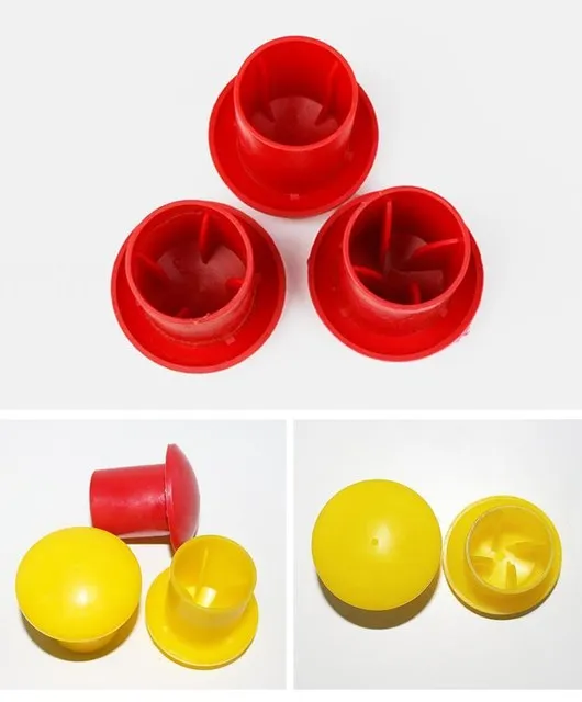 mushroom plastic rebar end cap used in construction