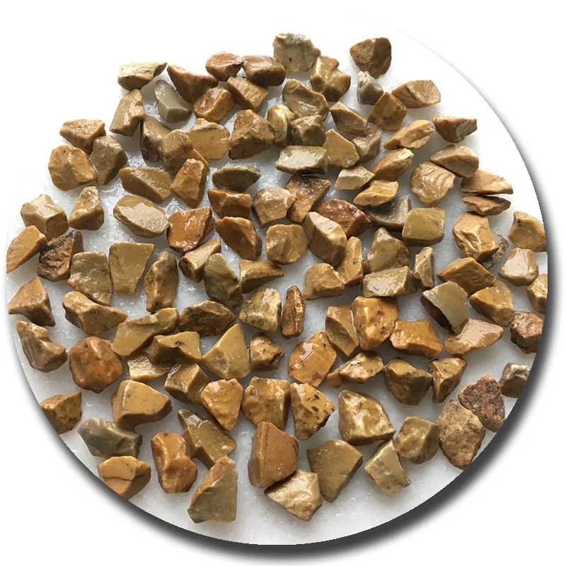 natural color crushed stone aggregate for garden path